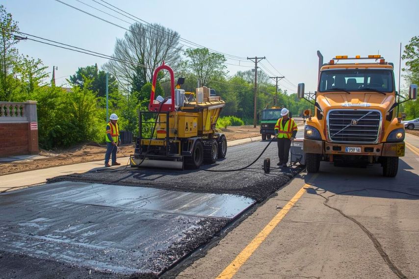 Infrared Asphalt Repair in columbus ohio