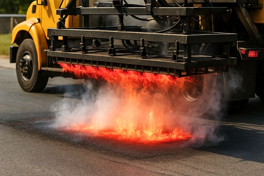 Infrared Asphalt Repair in columbus ohio