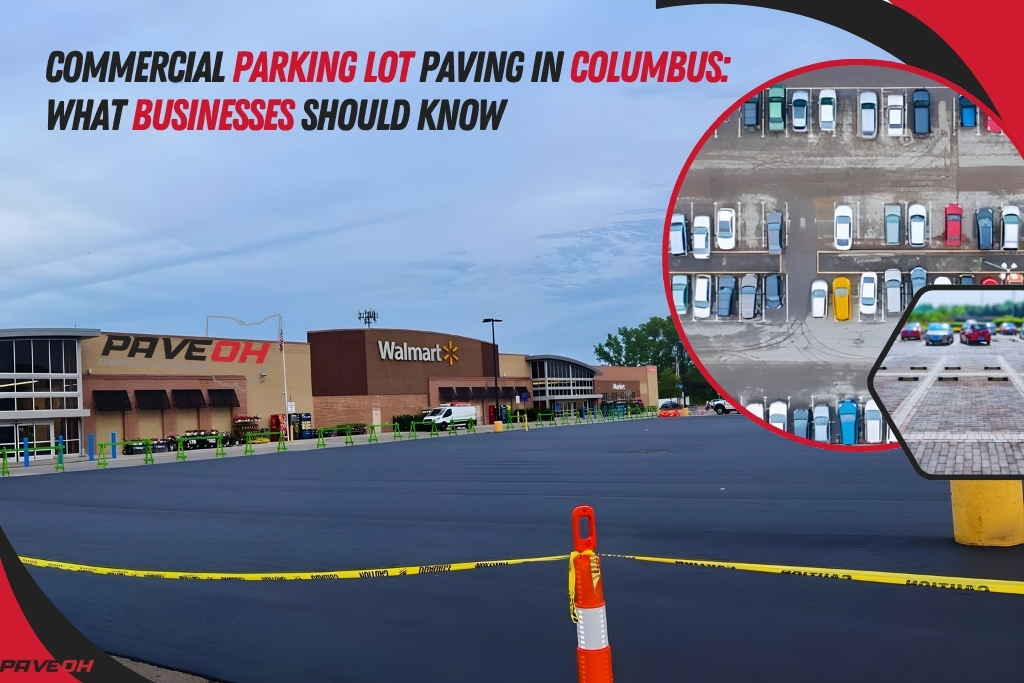 commercial parking lot paving in columbus what businesses should know