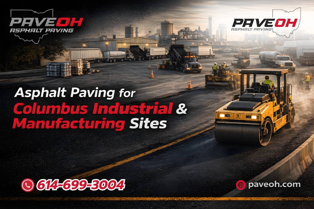 asphalt paving for columbus industrial manufacturing sites