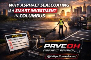 why asphalt sealcoating is a smart investment in columbus
