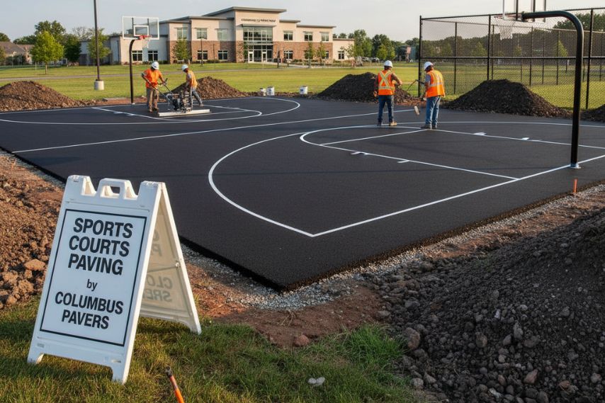 Sports Courts Paving in Columbus Ohio