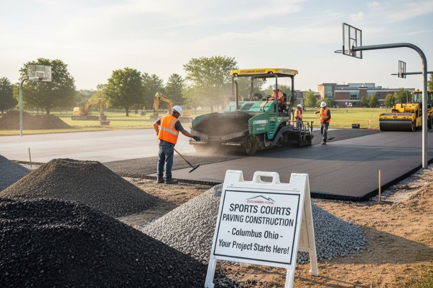Sports Courts Paving in Columbus Ohio