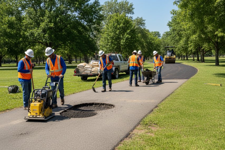 Walking Paths Repair in Columbus Ohio