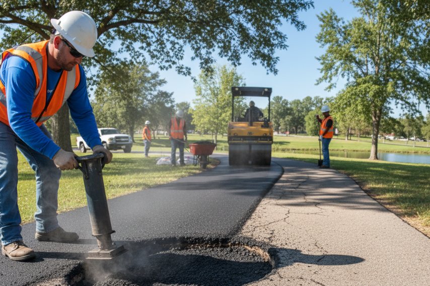 Walking Paths Repair in Columbus Ohio
