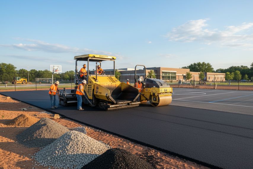 Sports Courts Paving in Columbus Ohio
