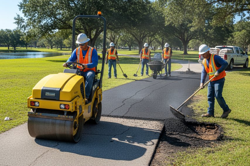 Walking Paths Repair in Columbus Ohio