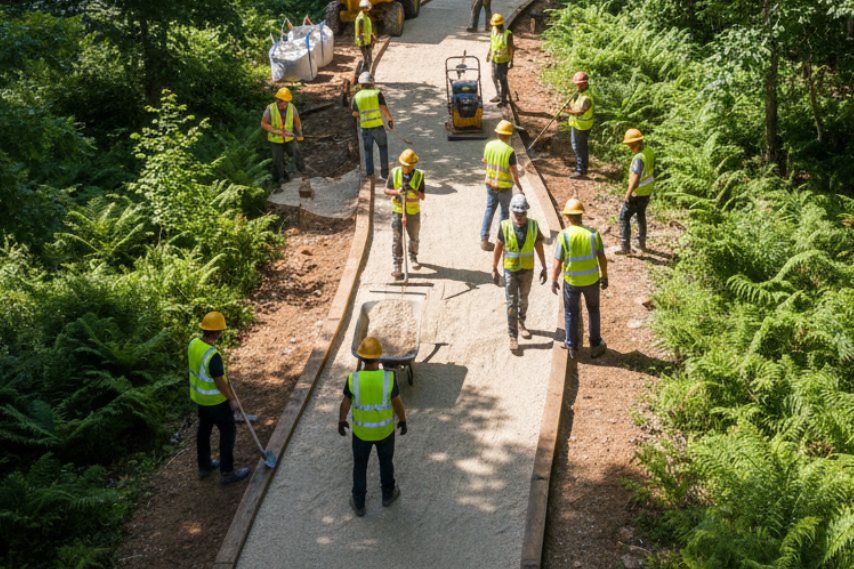 Walking Paths Repair in Columbus Ohio