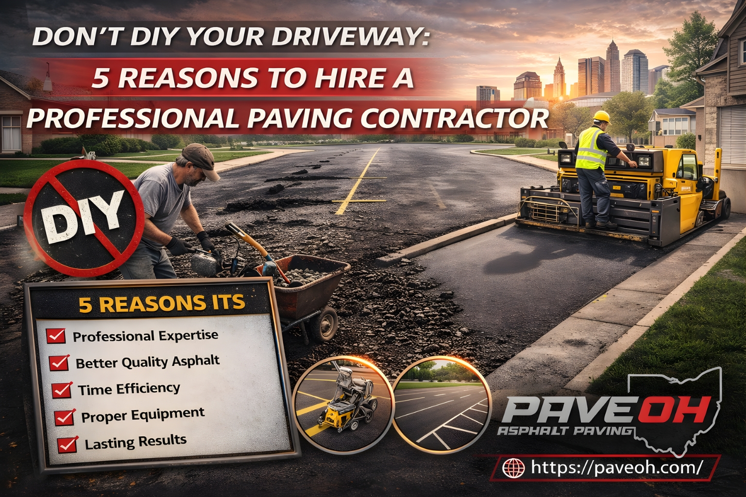 Don’t DIY Your Driveway: 5 Reasons to Hire a Professional Paving Contractor