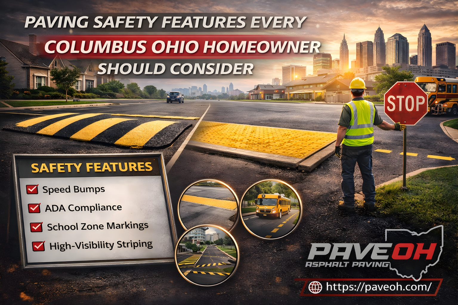 Paving Safety Features Every Columbus Ohio Homeowner Should Consider