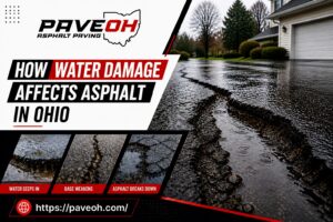 How Water Damage Affects Asphalt in Ohio