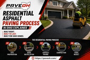 Residential Asphalt Paving Process in Ohio Explained