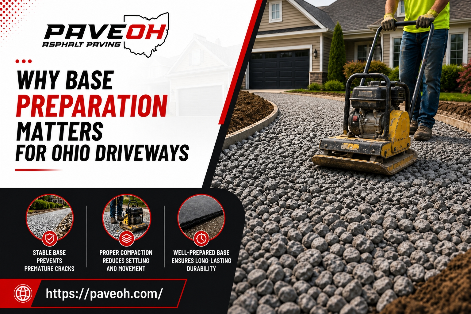 Why Base Preparation Matters for Ohio Driveways