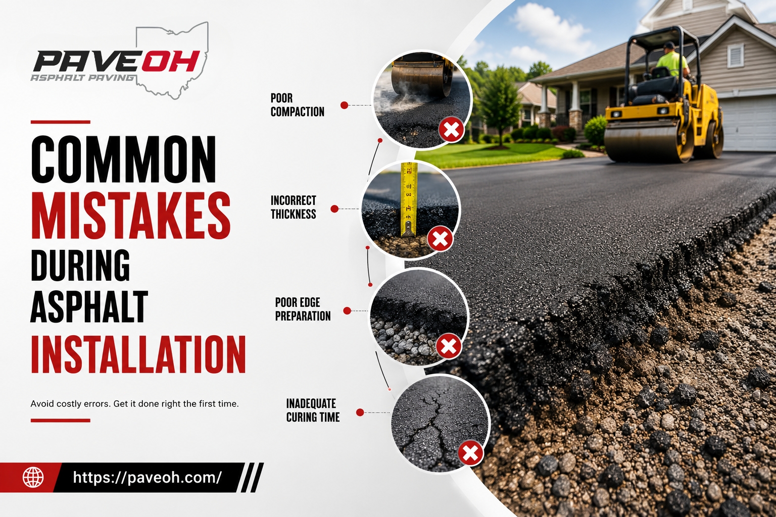 Common Mistakes During Asphalt Installation