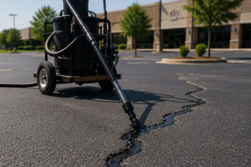 Crack Sealing in Westerville, OH