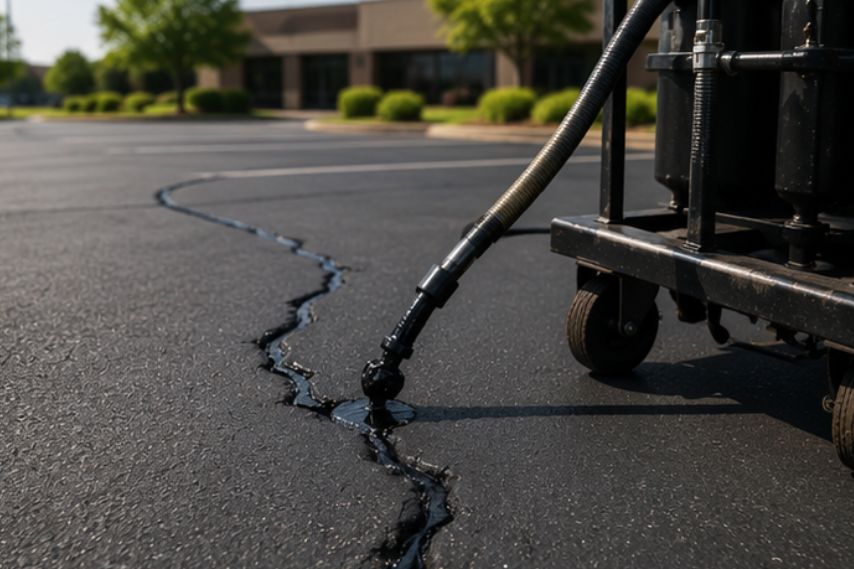 Crack Sealing in Westerville, OH