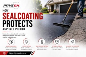 How Sealcoating Protects Asphalt in Ohio