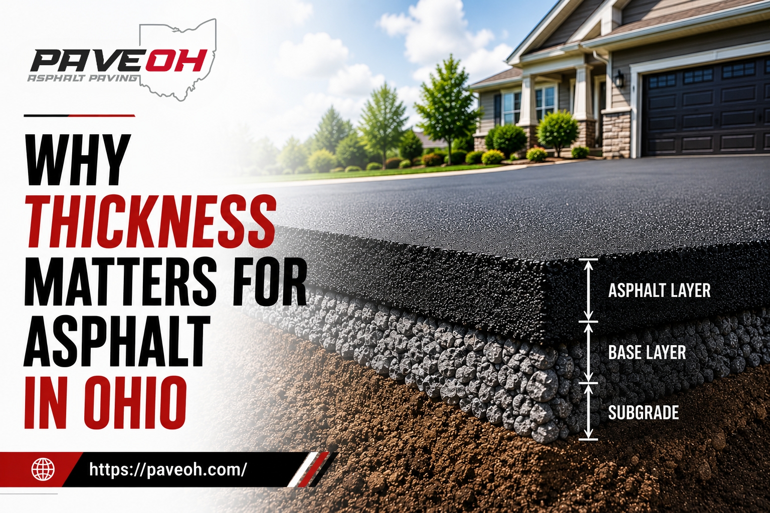 Why Thickness Matters for Asphalt in Ohio