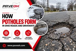 How Potholes Form in Ohio Roads and Driveways
