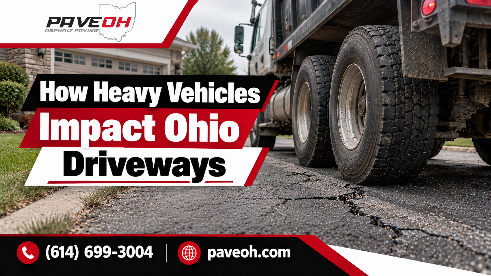 How Heavy Vehicles Impact Ohio Driveways