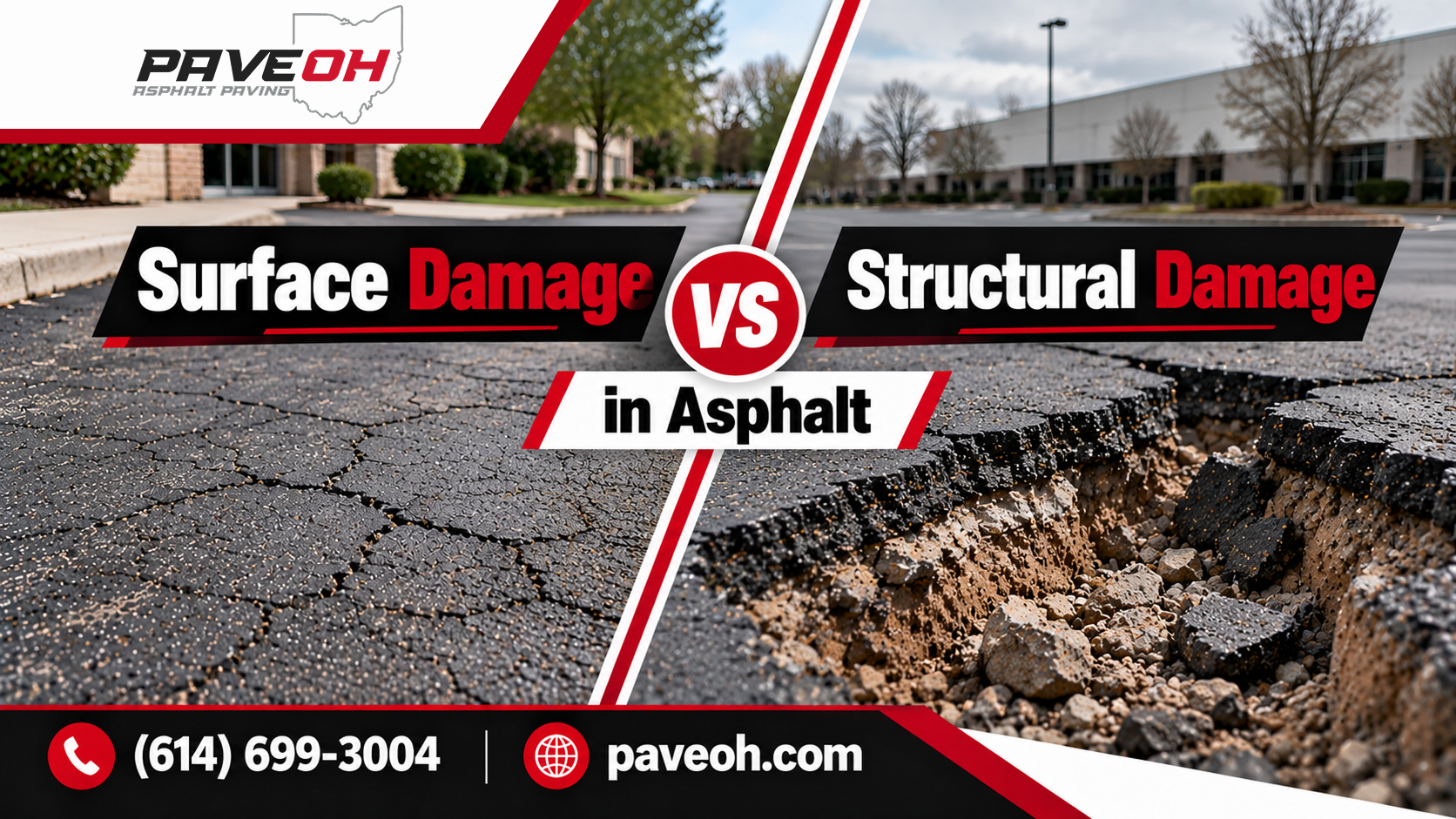 Surface Damage vs Structural Damage in Asphalt